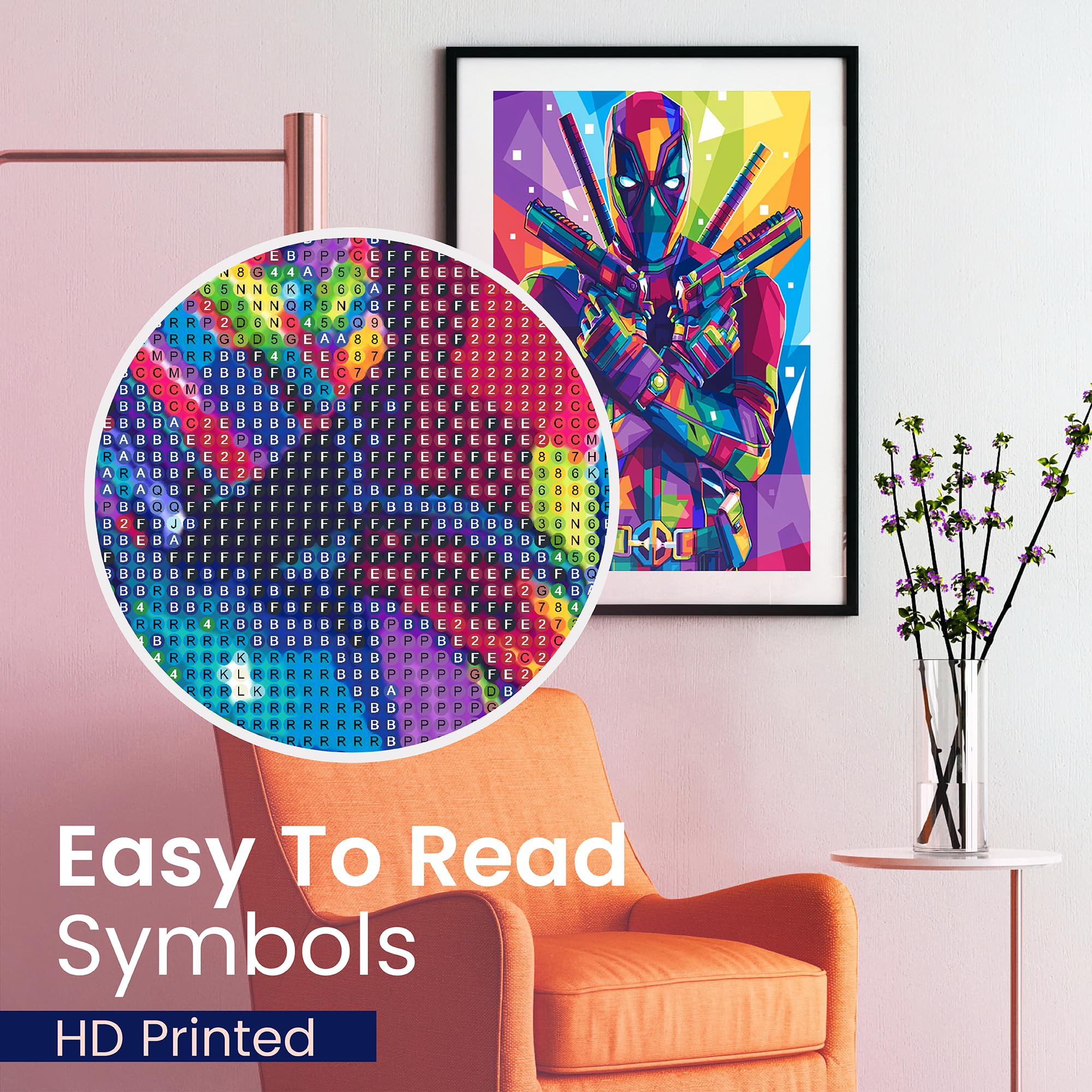 Amazon.co.jp: Modern Merch デッドプール ダイヤモンドアートキット